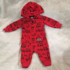 Carter’s fleece hooded jumpsuit